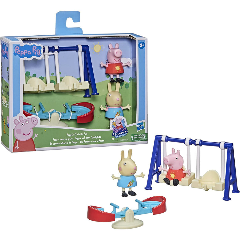 Peppa Pig's Peppas Adventures Outside Fun Playset Multicolor Age- 3 Years & Above