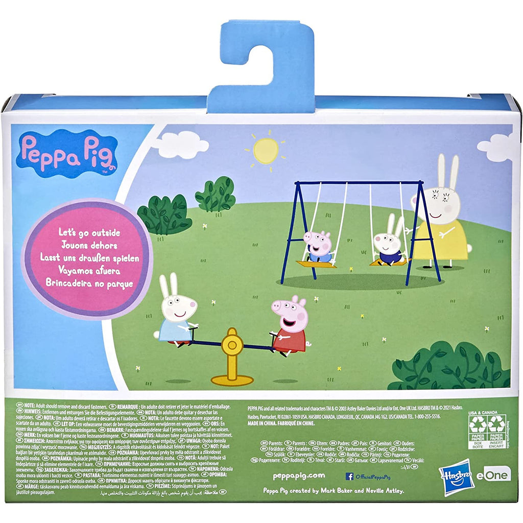 Peppa Pig's Peppas Adventures Outside Fun Playset Multicolor Age- 3 Years & Above