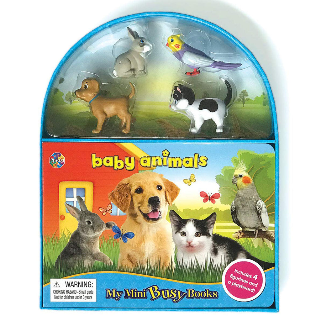 Phidal Baby Animals Mini Busy Book Multicolor Age-3 Years & Above