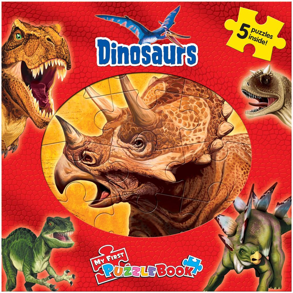 Phidal Dinosaurs 2021 My First Puzzle Book Age- 3 Years & Above