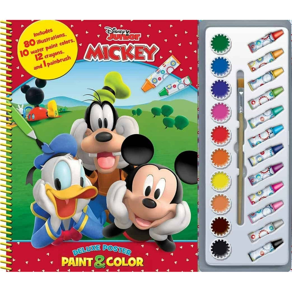 Phidal Disney Mickey Deluxe Poster Paint and Color  Age 3+