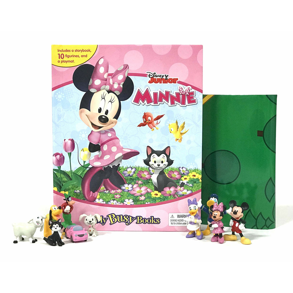 Phidal Disney Minnie Mouse Multicolor Activity Book with a Storybook, 10 Figurines and a Playmat Age-3 Years & Above