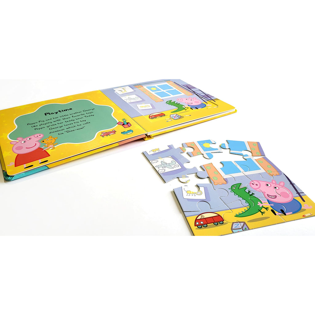 Phidal Eone Peppa Pig Toy Play Set Puzzle Book Multicolor Age-3 Years & Above