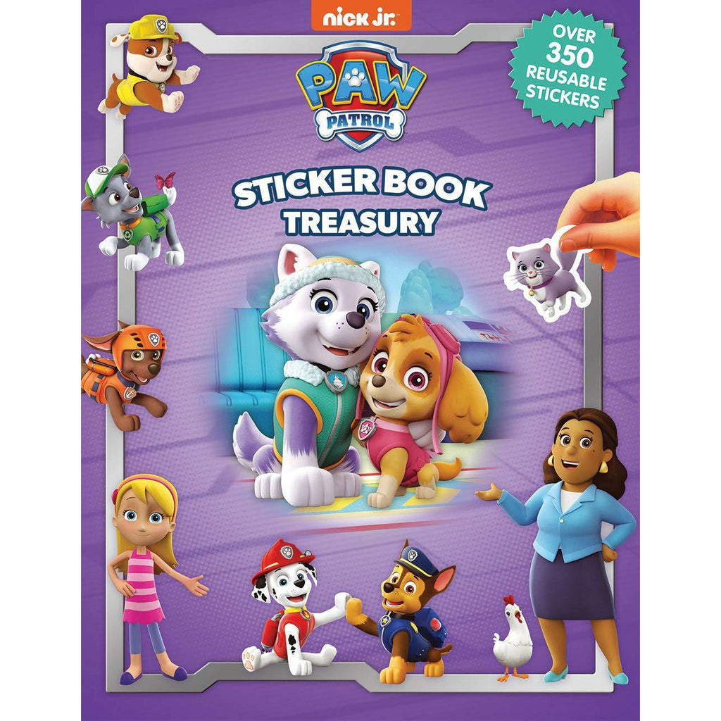 Phidal Nick Paw Patrol Girls Sticker Book Treasury  Age 3+