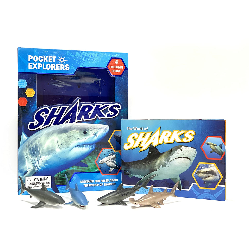 Phidal Sharks Pocket Explorers Multicolor Age-3 Years & Above