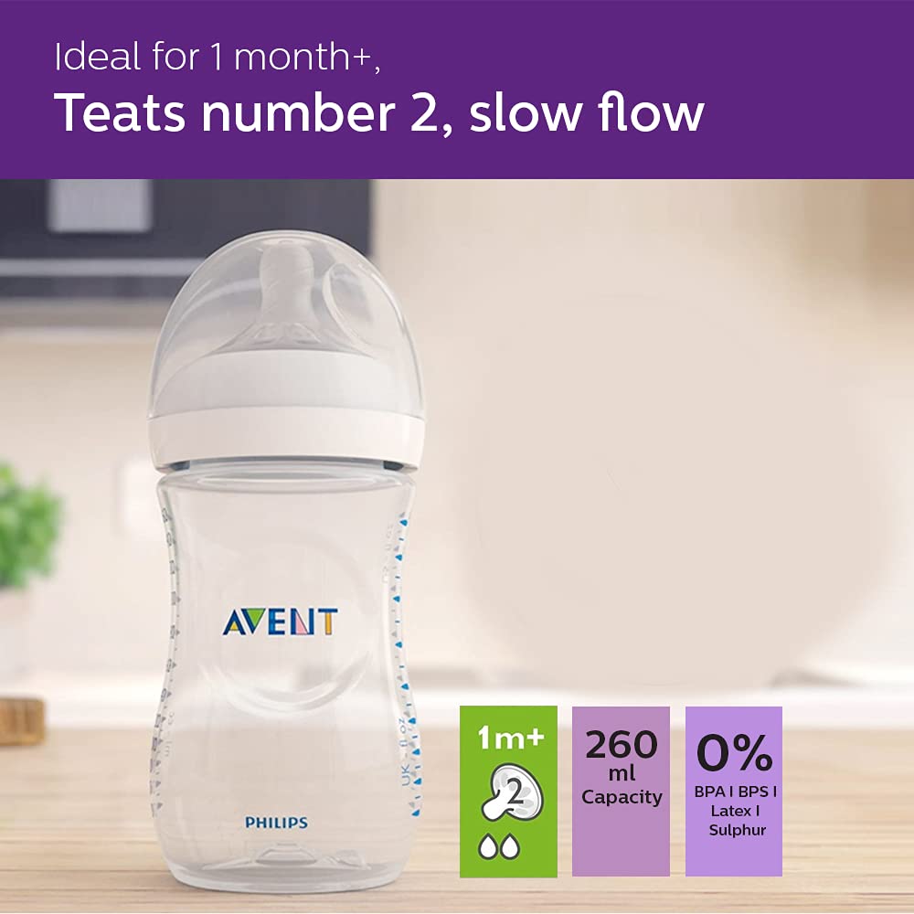 Philips Avent  Bottle Natural 260ml Age- 1 Month & Above