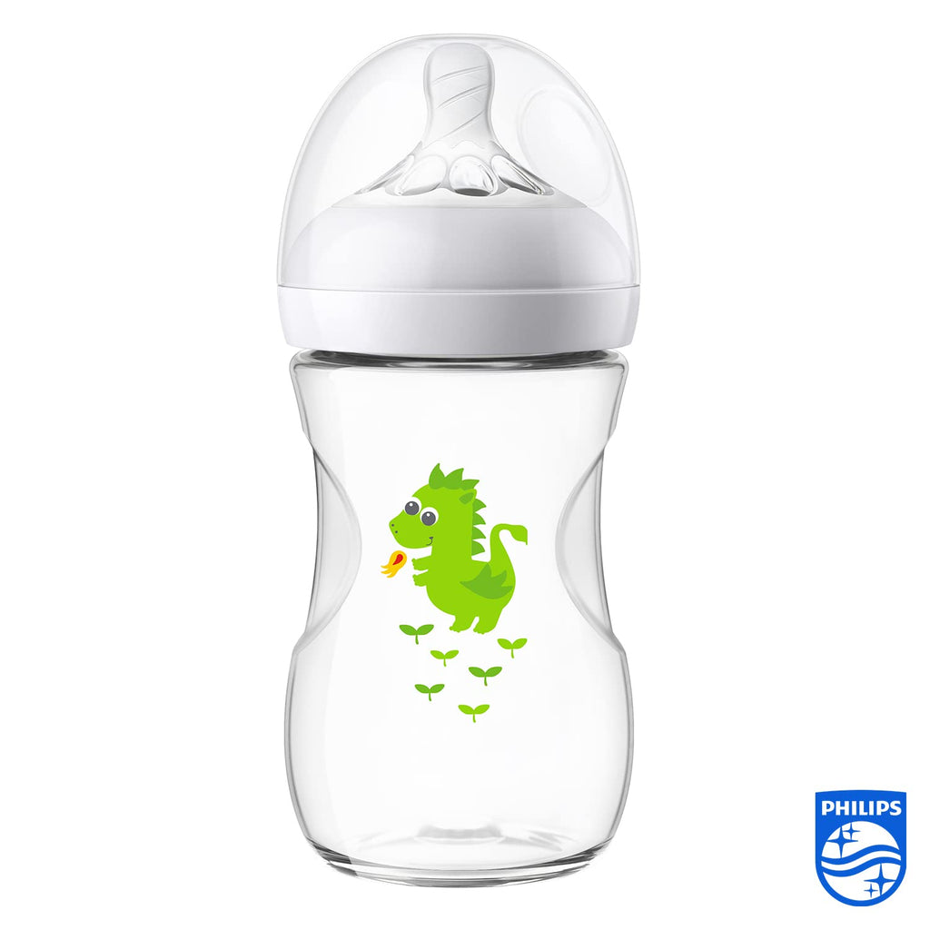 Philips Avent  Bottle Natural with Dragon Design 260ml Age- 1 Month & Above