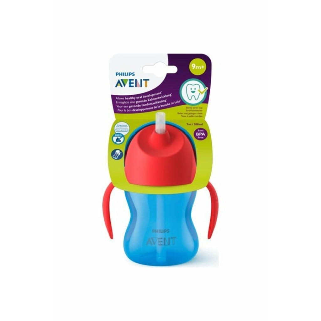 Philips Avent Straw Cup Blue 200ml 9m+