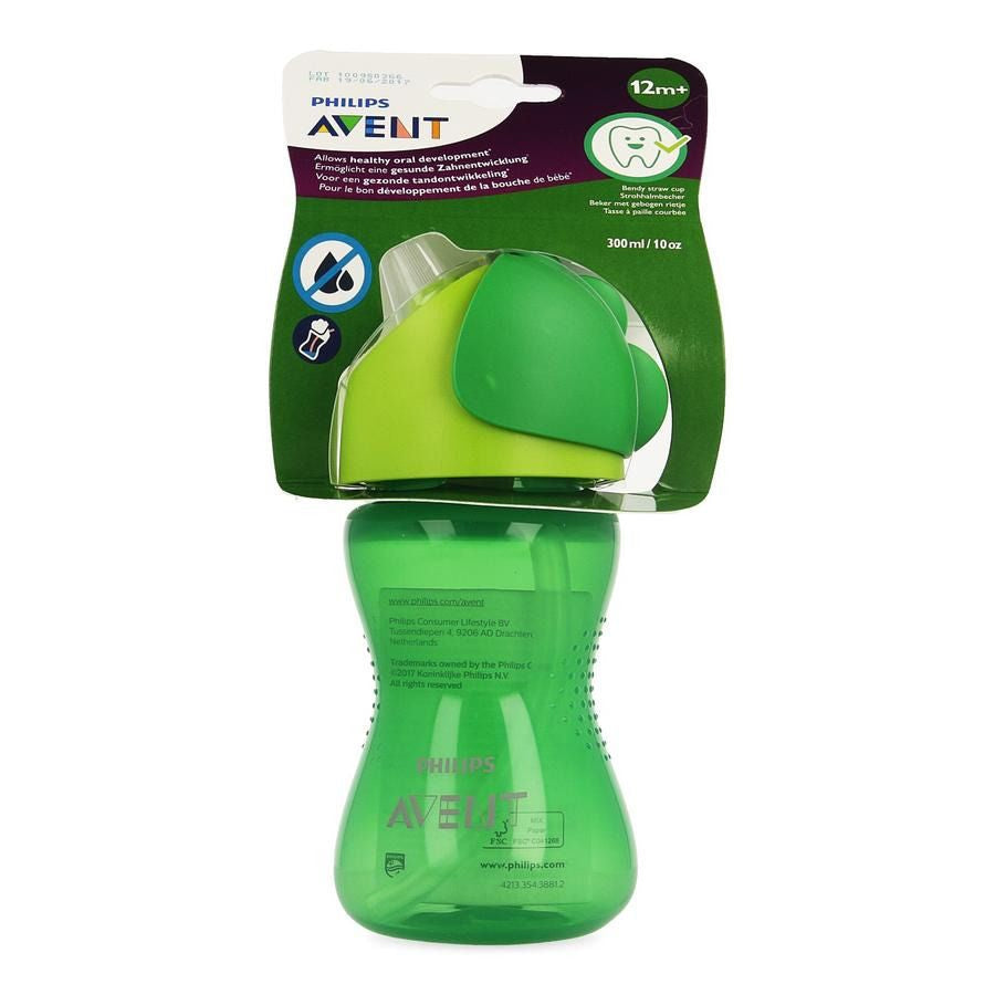 Philips Avent Straw Cup Green 300ml 12m+