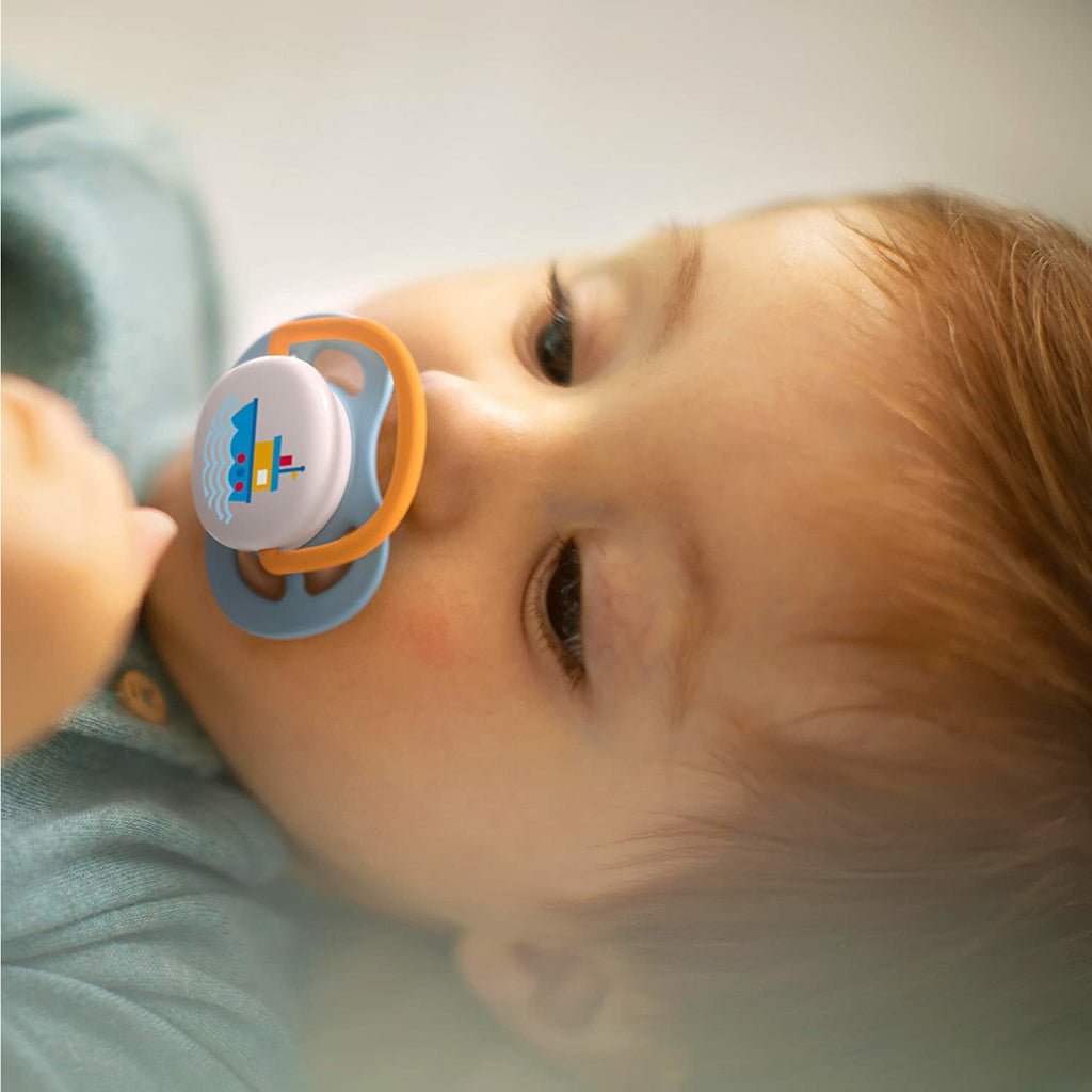 Philips Avent Ultra Air Silicone Pacifier Mama/Boat 2 Pack 0-6m