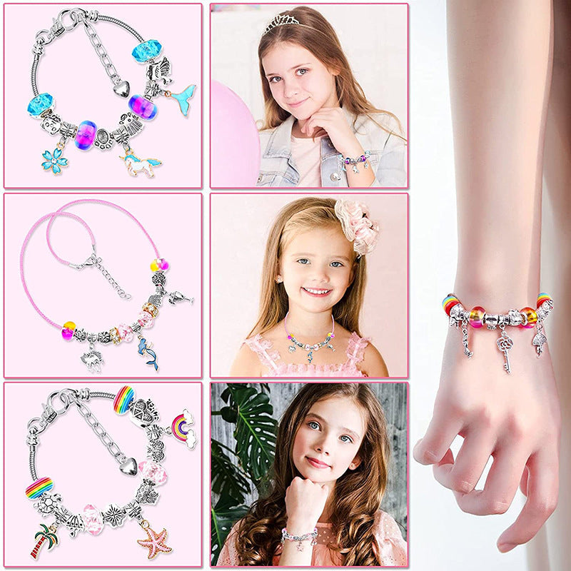 Pibi 112 Pieces Bracelet Kit with Charms Multicolor Age- 7 Years & Above 