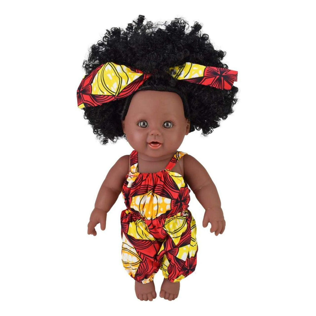 Pibi 12-Inch Baby Kenyan  Fashion Doll with Curly Hair Multicolor Age- 4 Years & Above