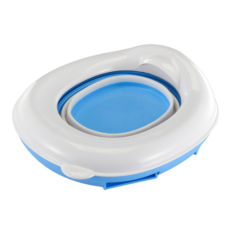 Pibi 2-in-1 Travel Potty Training Seat Blue/White Age- 18 Months & Above