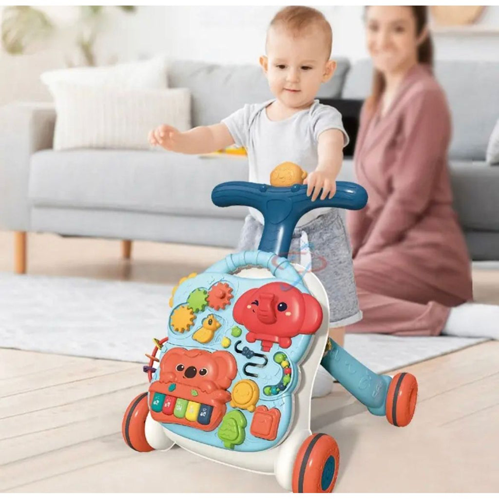 Pibi 2 in 1 Sit to Stand  Walker Multicolor Age- 12 Months & Above