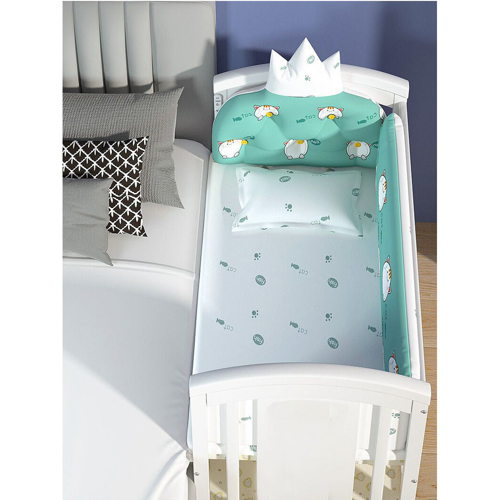 Pibi 3 in 1 Cot/Crib Cum Junior Bed White Age- Newborn to 5 Years