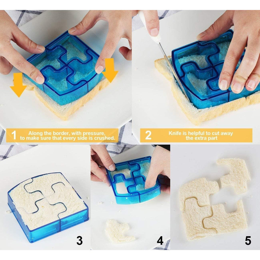 Pibi 40pcs DIY Sandwich Bread Cutters Set Age- 2 Years & Above