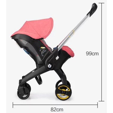 Pibi 4 in 1 Baby Stroller Baby Cradle Baby Basket Carseat and
