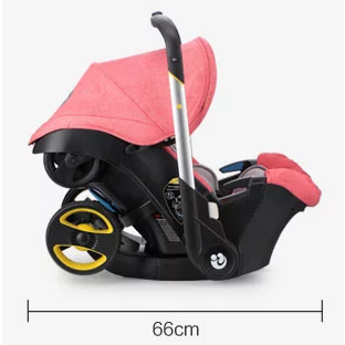 Pibi 4 in 1 Baby Stroller- Baby Cradle, Baby Basket, Carseat and Stroller (Holds upto 20 Kgs) Age- Newborn & Above