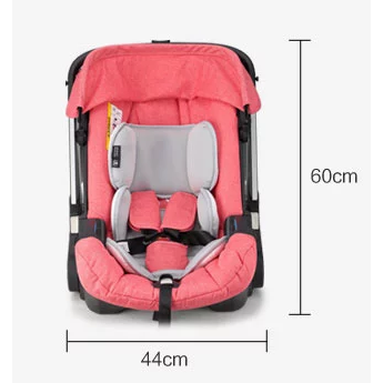 Pibi 4 in 1 Baby Stroller- Baby Cradle, Baby Basket, Carseat and Stroller (Holds upto 20 Kgs) Age- Newborn & Above
