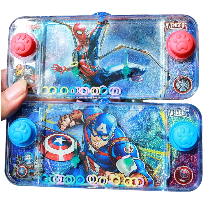 Pibi Avengers Water Ring Game Console with Rings Assorted (Single) Age- 3 Years & Above