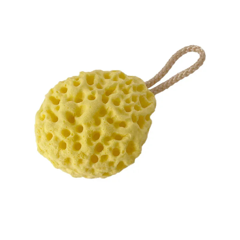 Pibi Baby Bath Sponge Yellow Age- Newborn & Above - Peekaboo