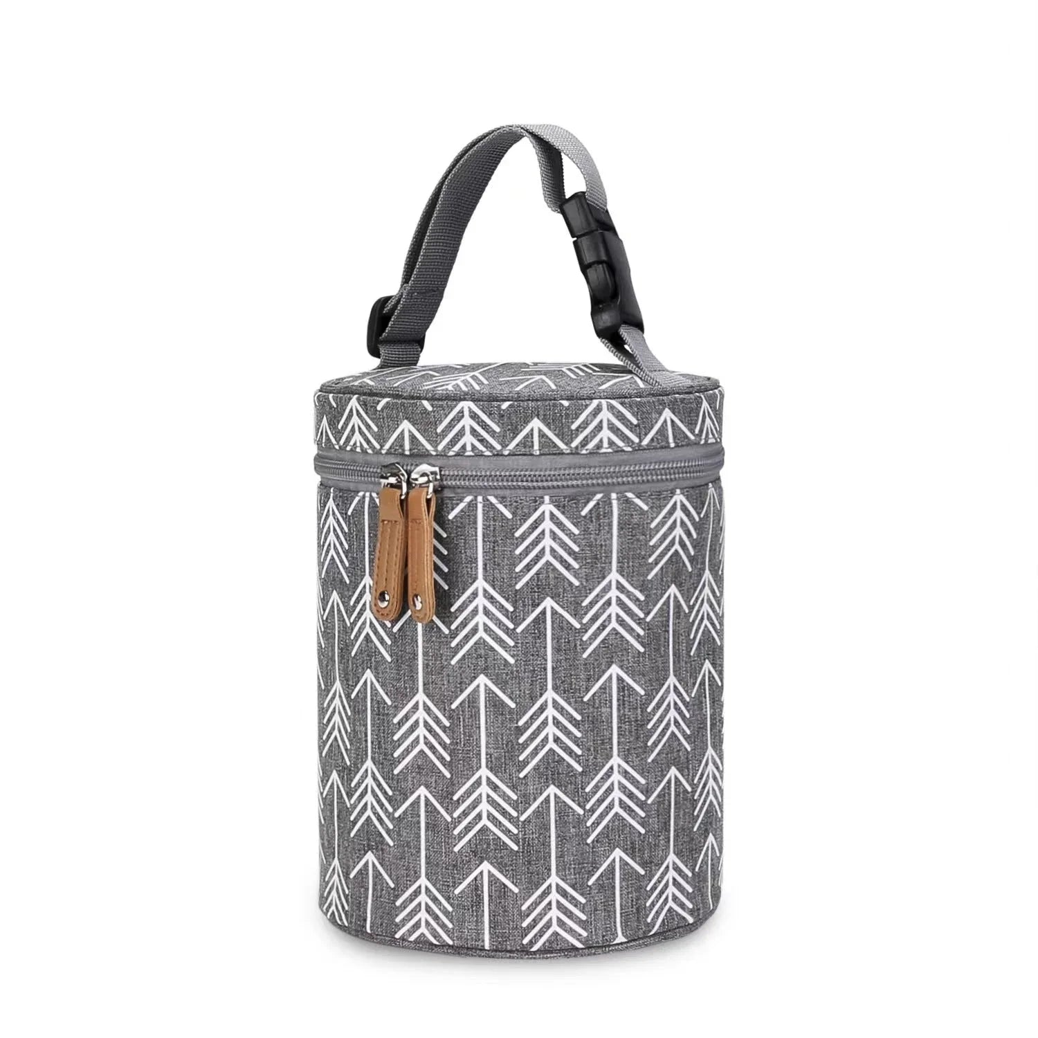 Pibi Baby Insulated Feeding Bottle Bag Grey Age- Newborn & Above