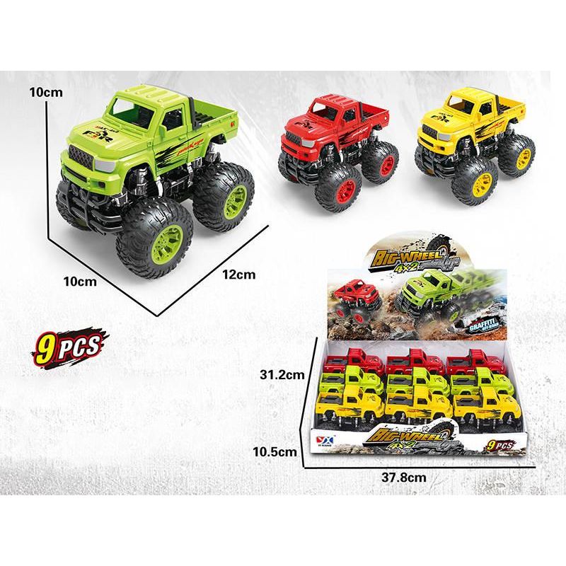 Pibi Big Wheel Climbing Engineering  Push Truck Assorted  Age- 18 Months & Above
