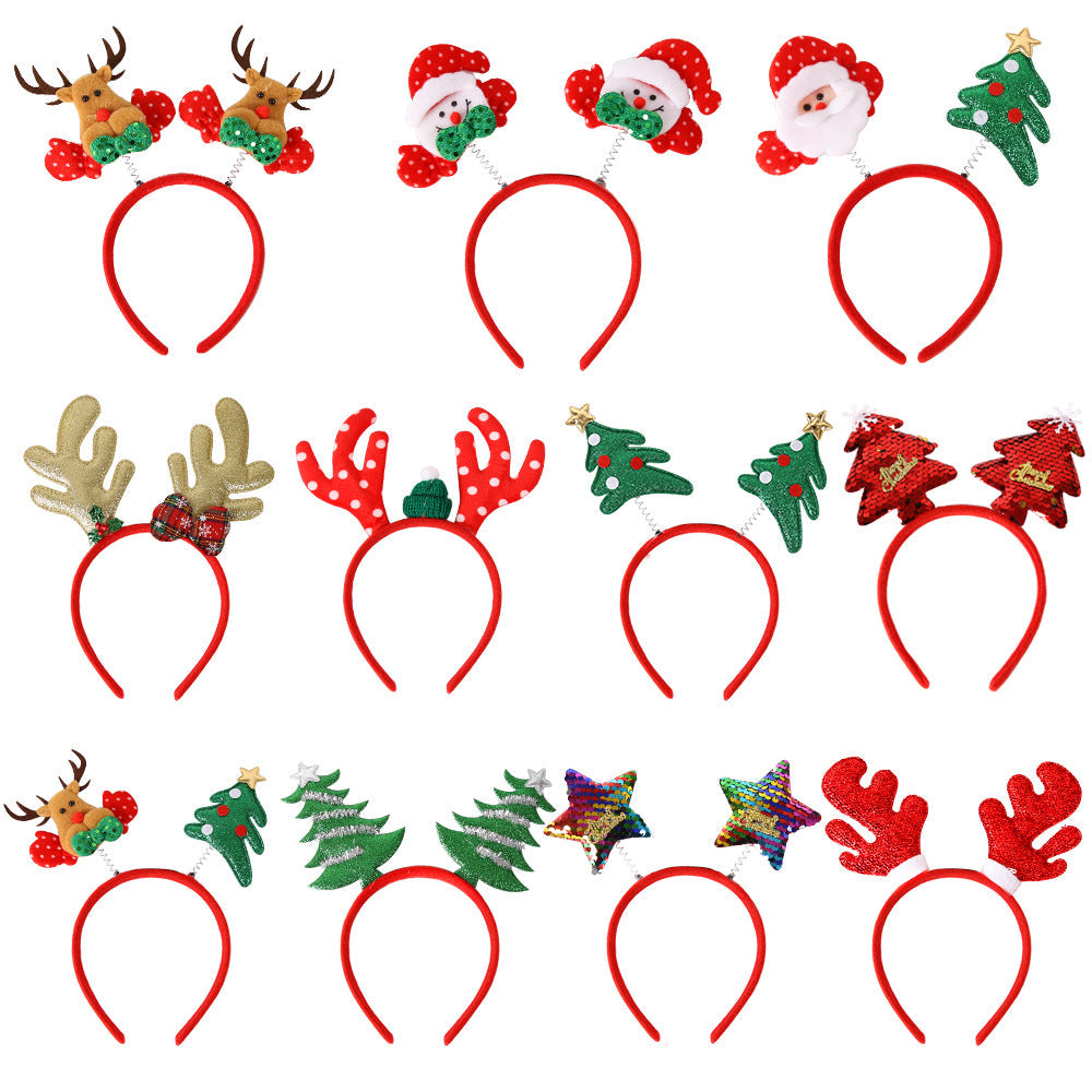 Pibi Christmas Hairband 17-25Cm Multicolor Assorted Pack of 1 Age- 3 Years & Above