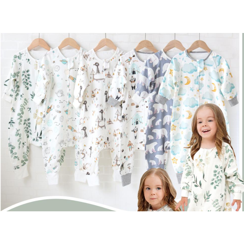 Pibi Clouds & Moon Sleeping Bag Blue/Yellow/White Age- 6 Months to 5 Years