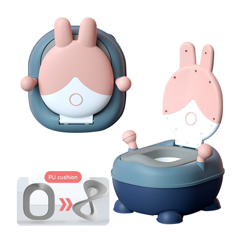 Pibi Cute Bunny Potty Chair Pink/Blue Age- 18Months- 3 Years