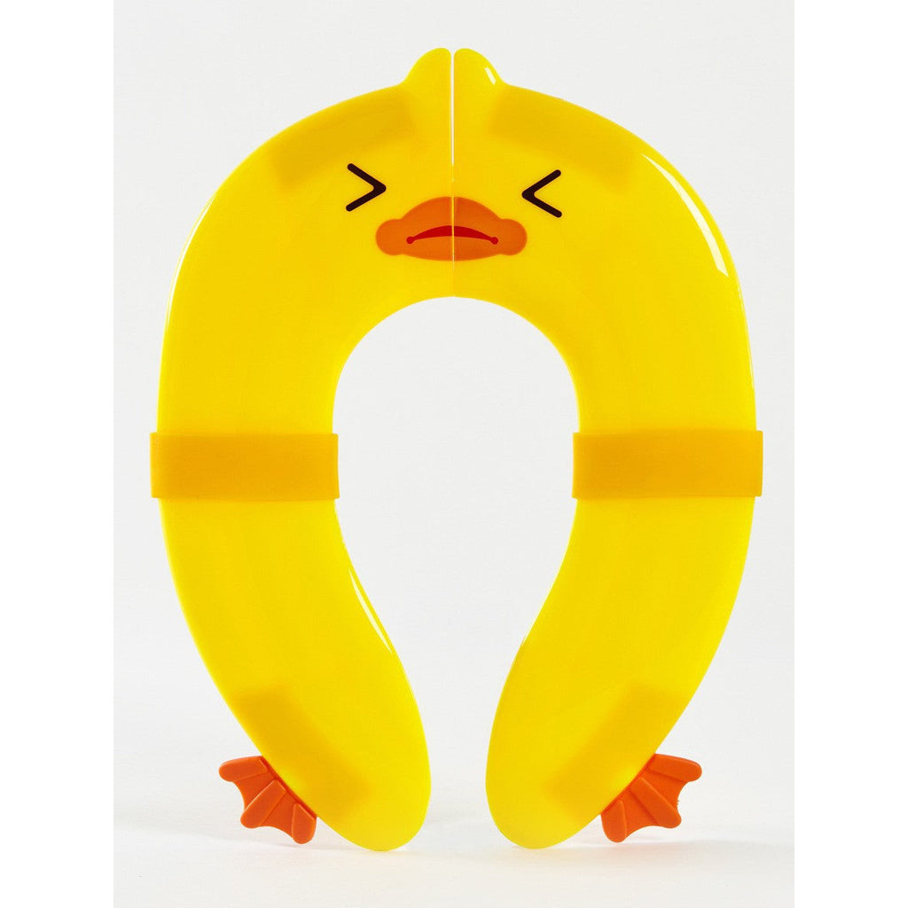Pibi Cute Chick Foldable Potty Training Seat with Anti-Slip Function Yellow Age- 18 Months & Above