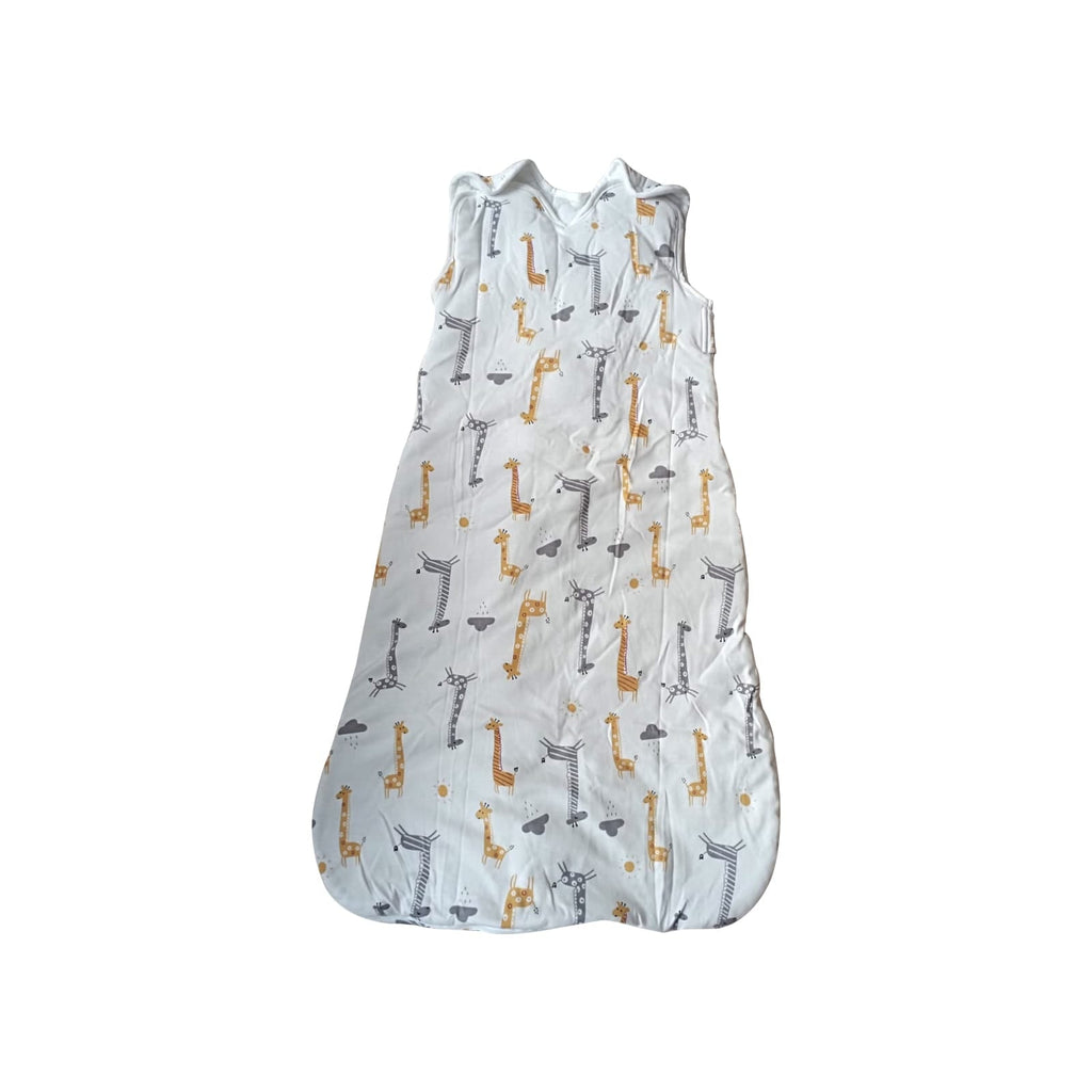 Pibi Giraffe Sleeveless 2 Tog Sleeping Bag White/Pink Age- 12 Months to 3 Years