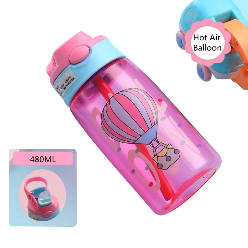 Pibi Hot Air Balloon Sipper 480ml Pink/Blue Age- 12 Months & Above