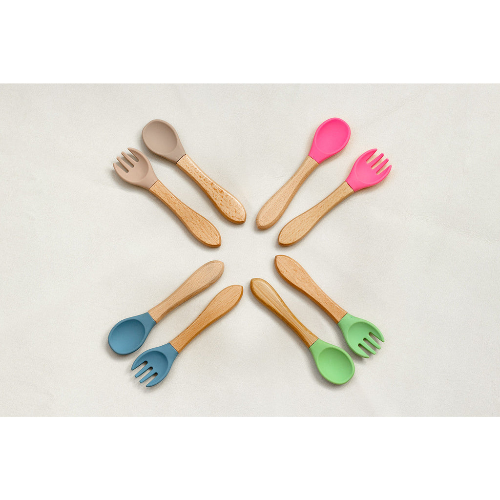 Pibi Kids Complete Feeding Set of 5 Blue Age- 6 Months & Above