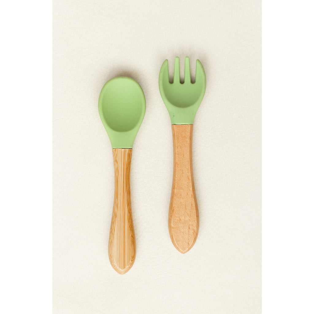 Pibi Kids Complete Feeding Set of 5 Green Age- 6 Months & Above