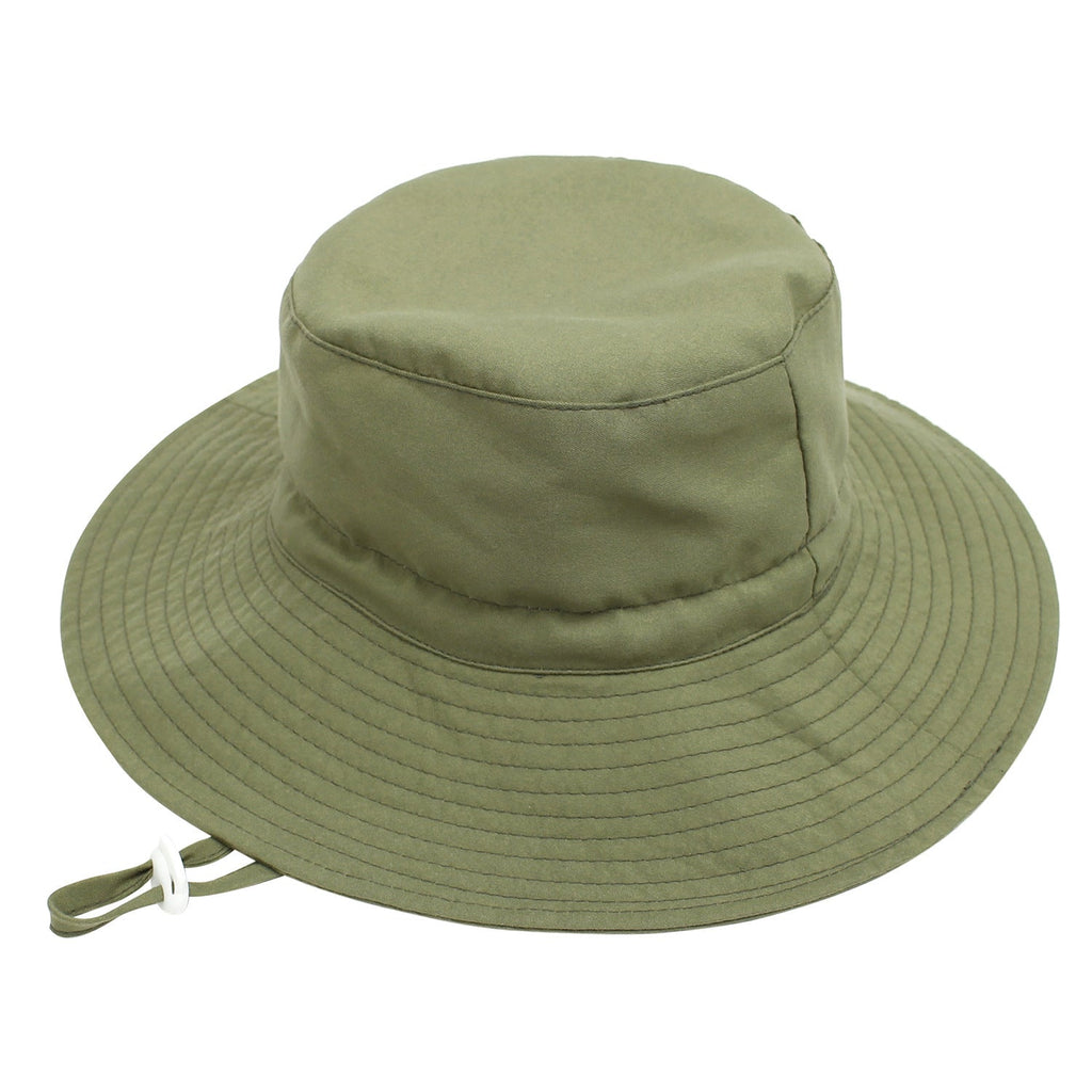 Pibi Kids UV Sun Protection Bucket Hat Olive Green Age- 12 Months & Above