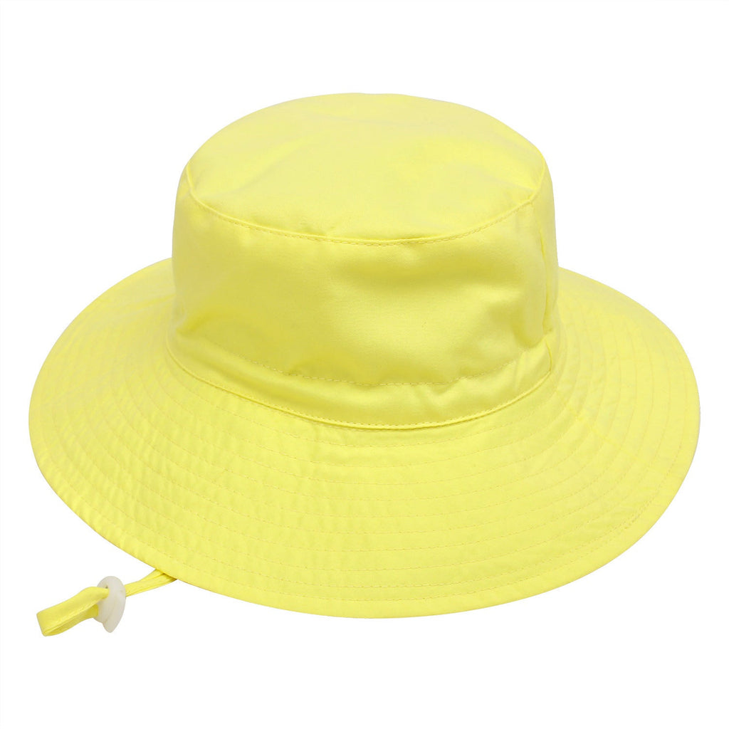 Pibi Kids UV Sun Protection Bucket Hat Yellow Age- 12 Months & Above