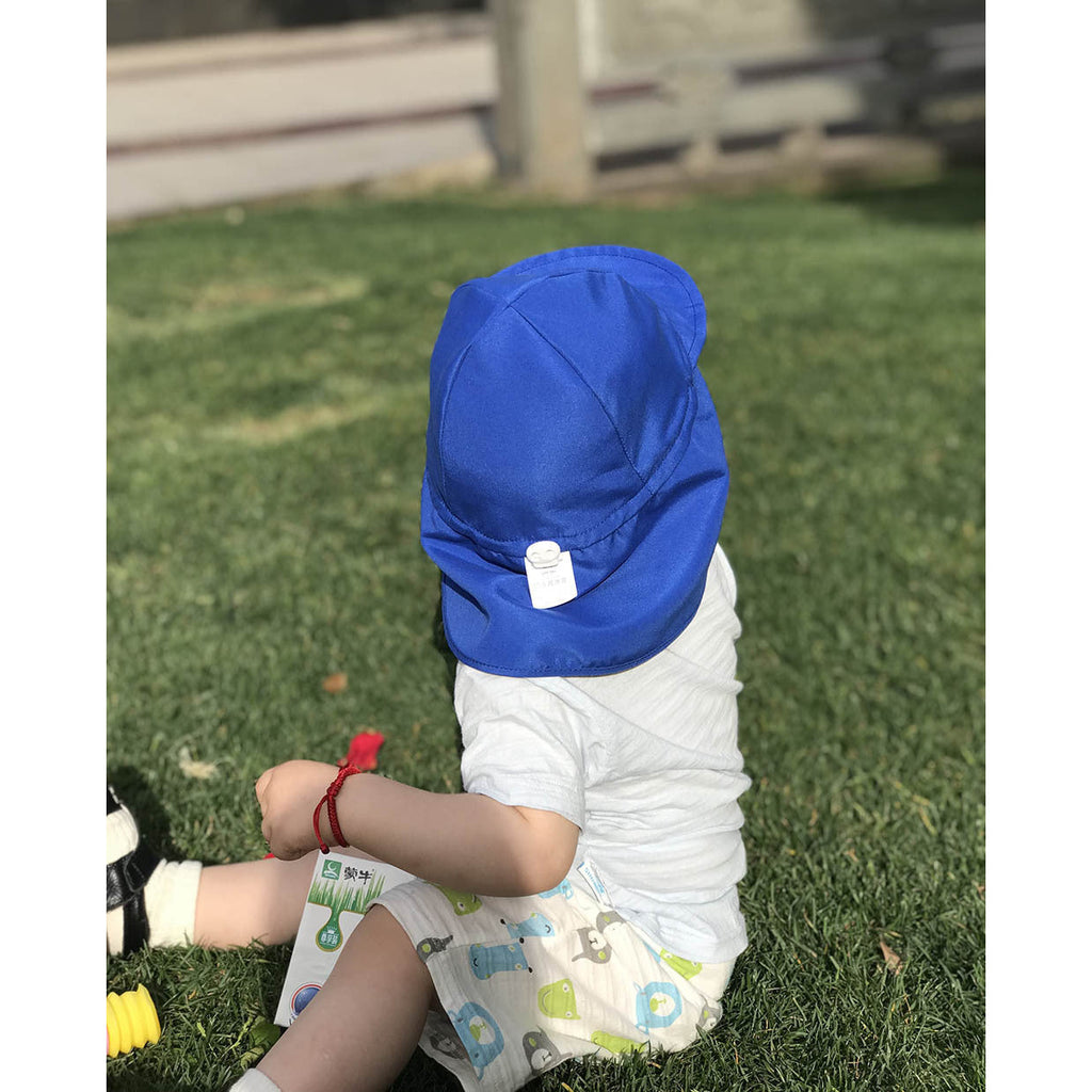 Pibi Kids UV Sun Protection Hat Dark Blue Age- 12 Months & Above