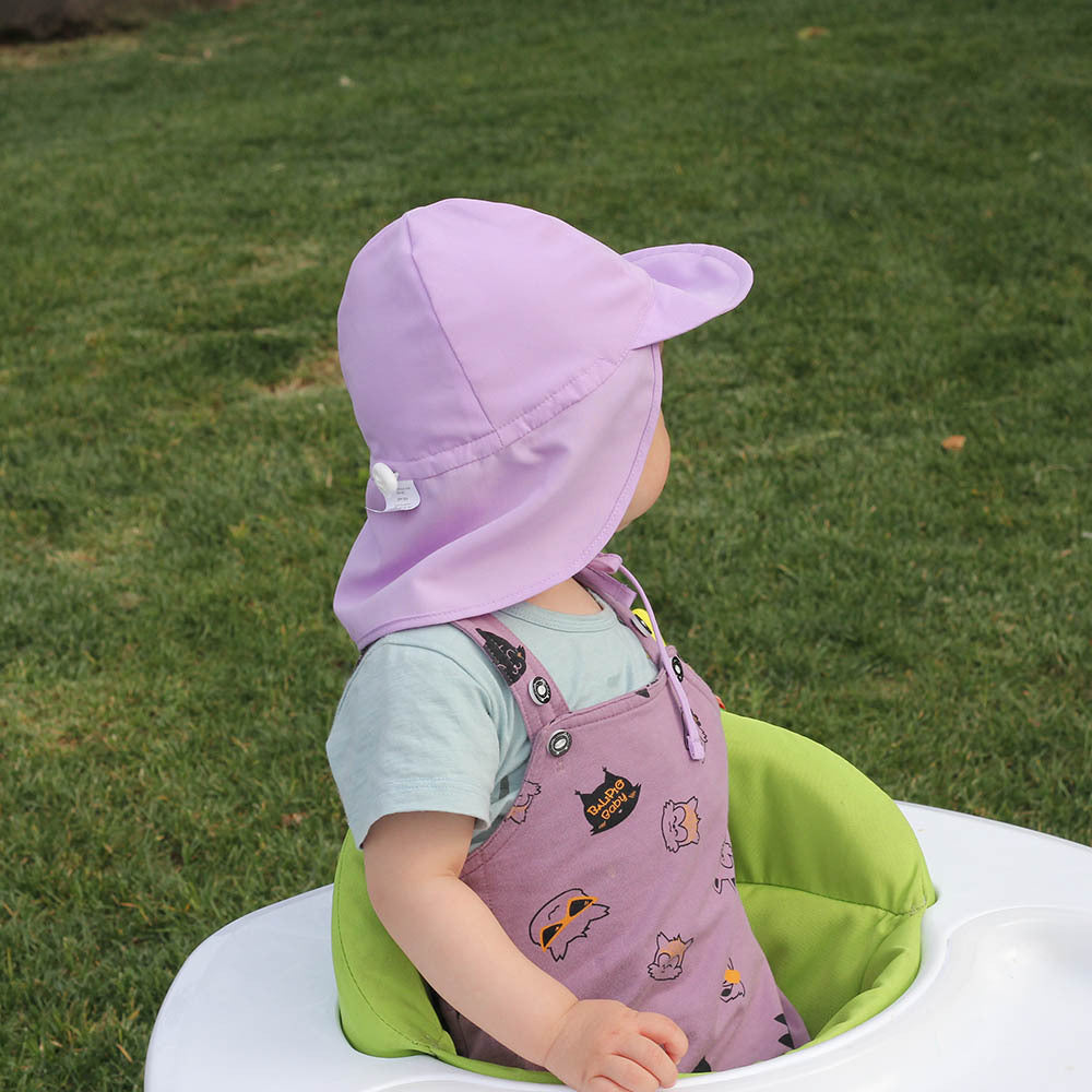 Pibi Kids UV Sun Protection Hat Light Purple Age- 12 Months & Above