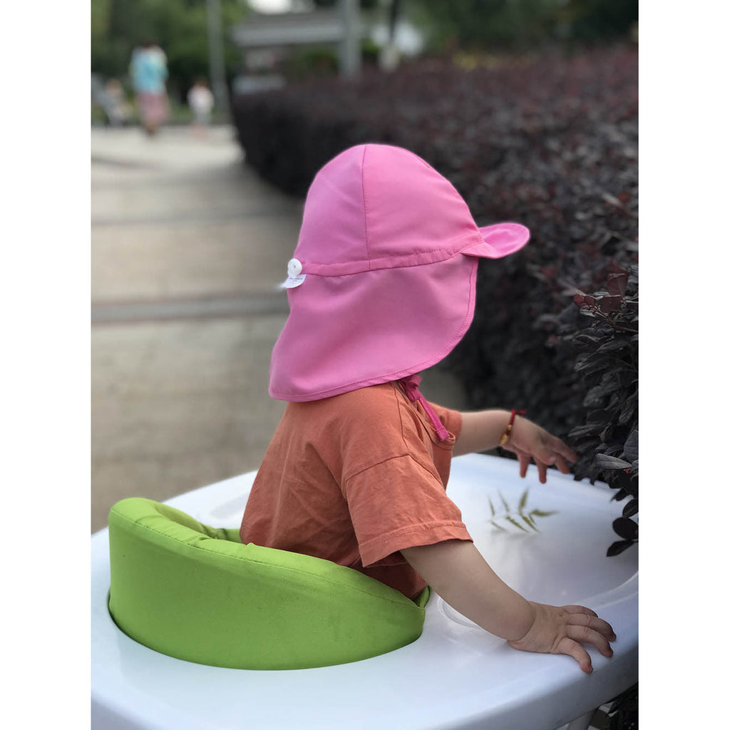 Pibi Kids UV Sun Protection Hat Pink Age- 12 Months & Above