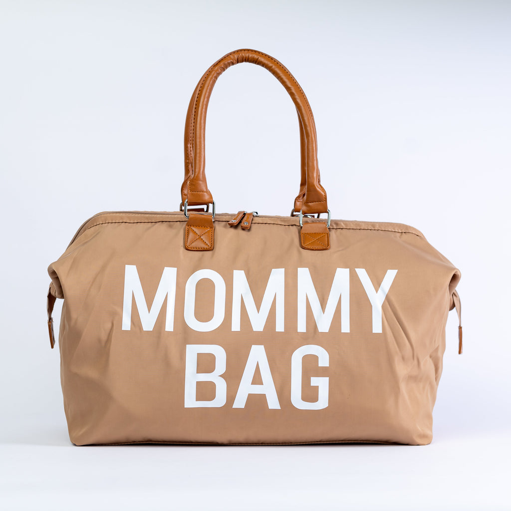 Pibi Mommy Tote Diaper Bag Set of 3 Beige