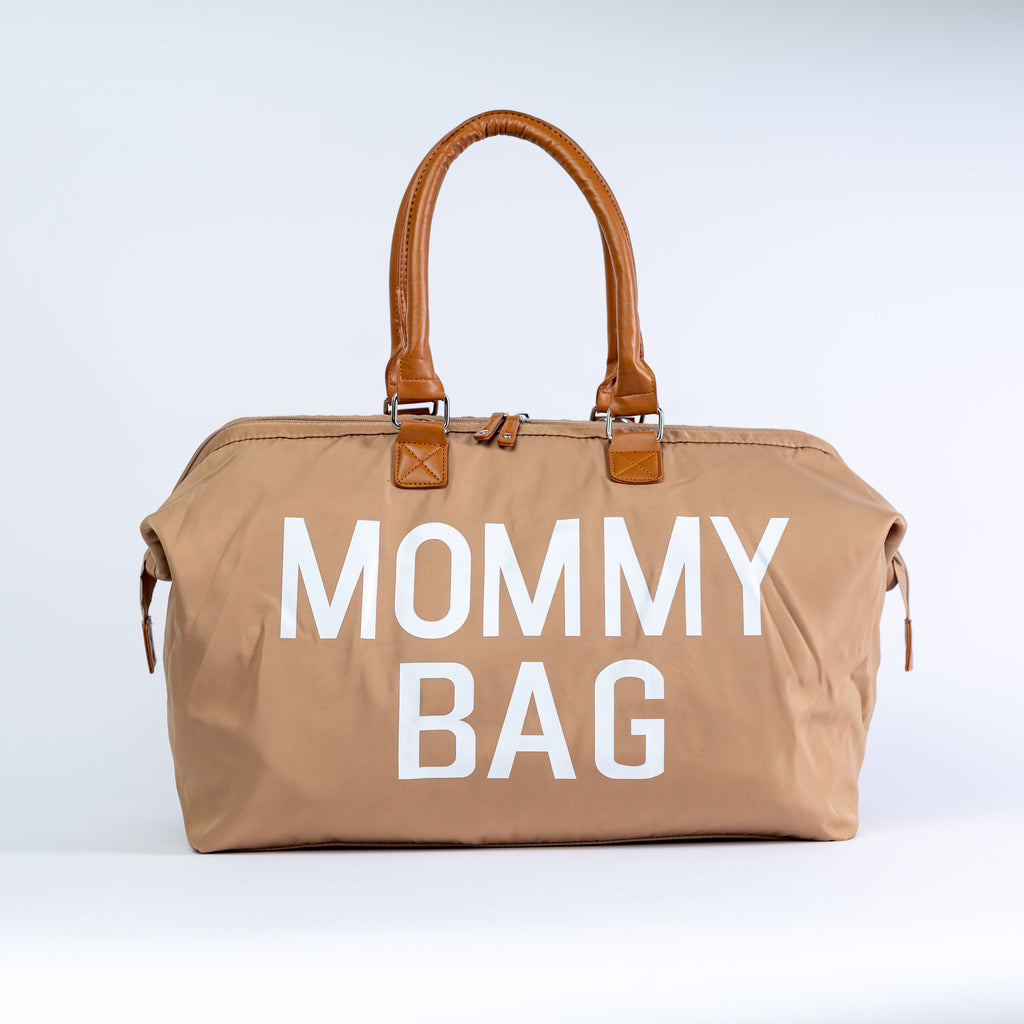 Pibi Mommy Tote Diaper Bag Set of 3 Beige