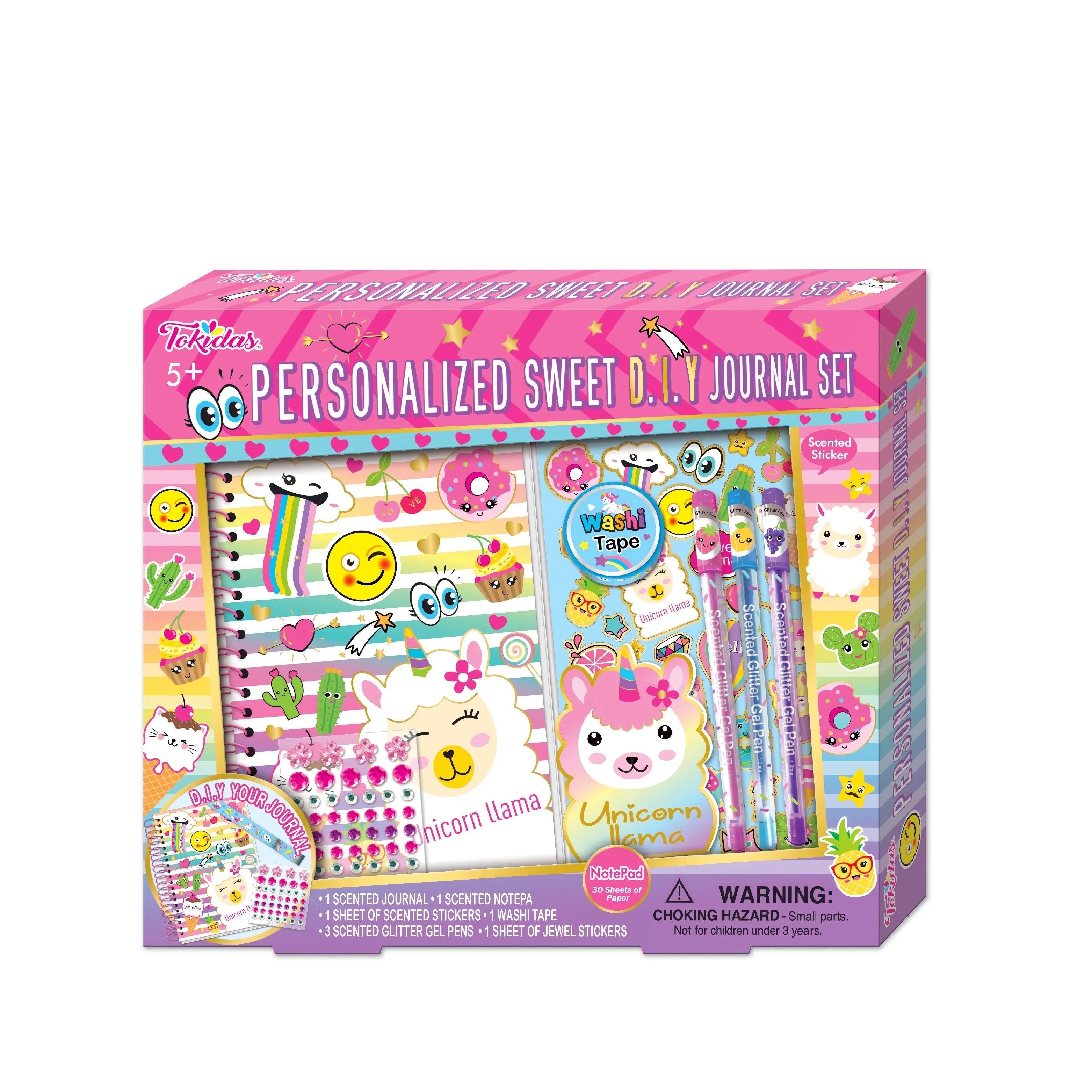 Pibi Personalize  Sweet Journal DIY Kit Multicolor Age- 4 Years & Above