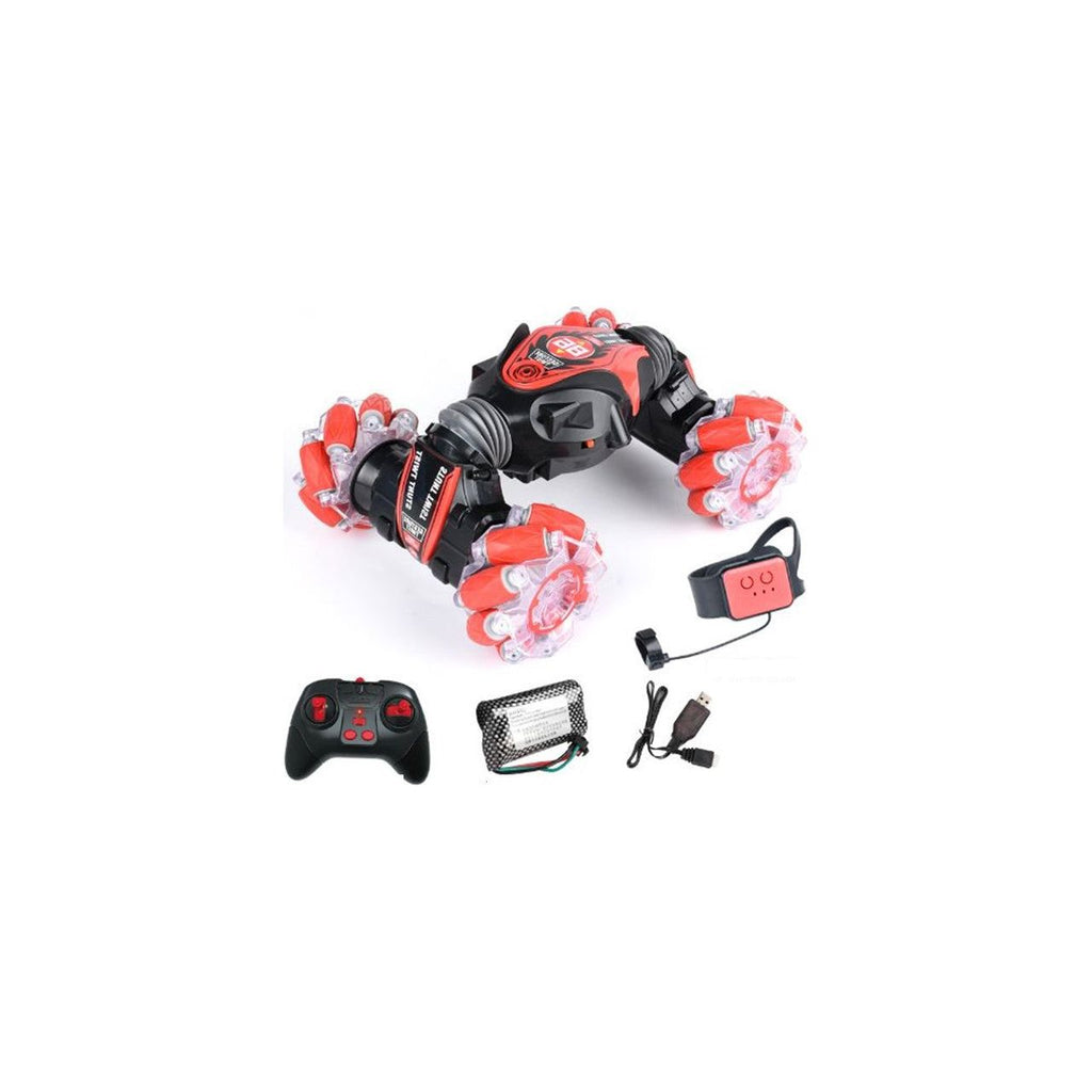 Pibi RC Double Mode Stunt Twist Remote Control Car Red/Black Age- 3 Years & Above