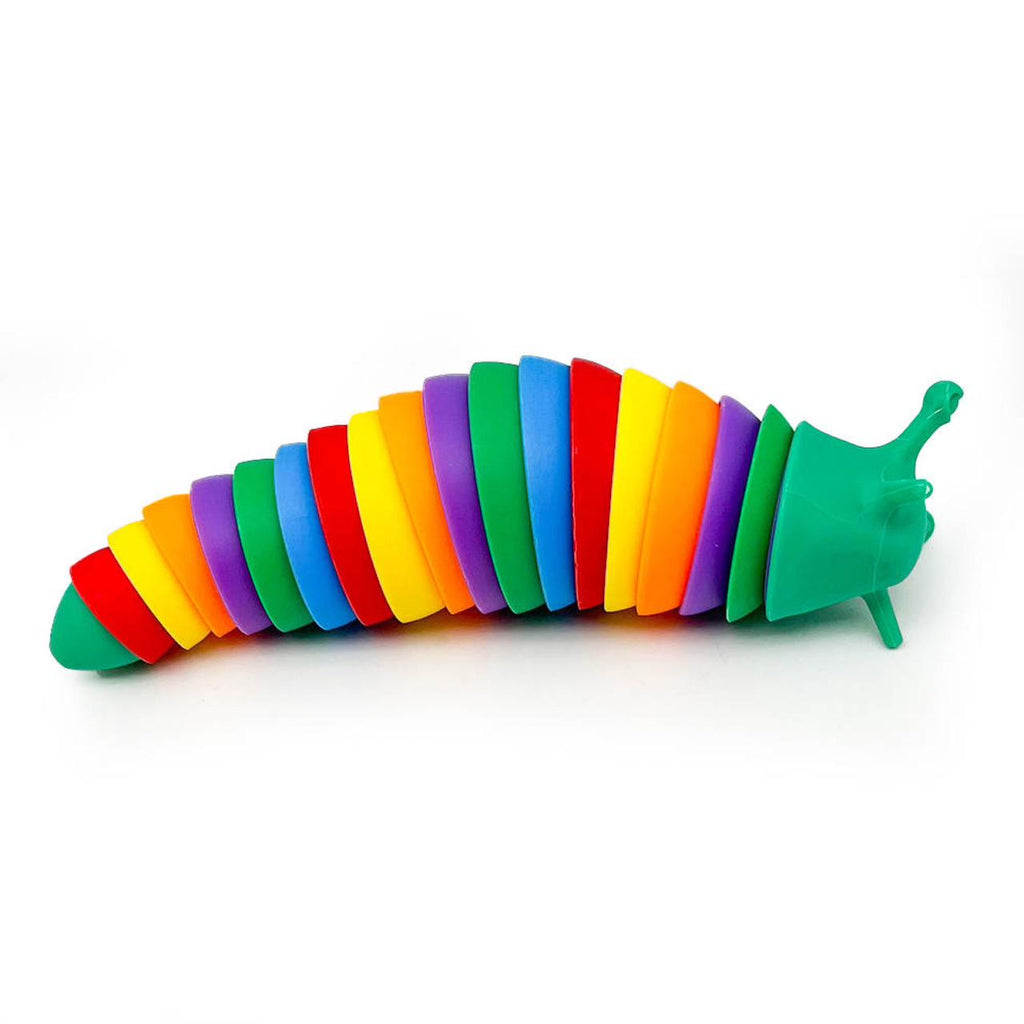 Pibi Rainbow Slug Fidget Sensory Toy Multicolor Age- 3 Years & Above