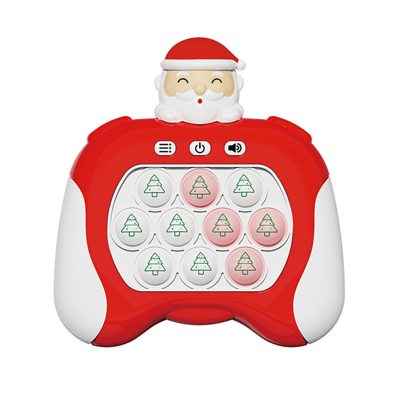 Pibi Santa Quick Push Fidget Game 15.5X15X6Cm Red/White Age- 3 Years & Above