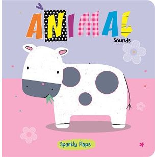 Pibi Sparkly Flaps- Animal Sounds Kids Picture Book Age- 18 Months & Above