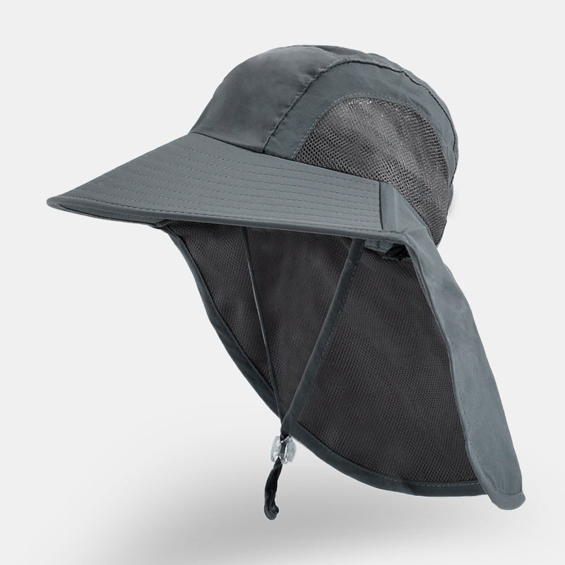 Pibi Sun Protection Hat Dark Grey/ Black Age- 2 Years & Above