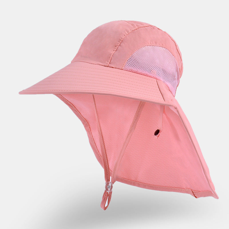 Sun Protection Pink Sun Hats Ladies Linen Reversible Sun Hat For