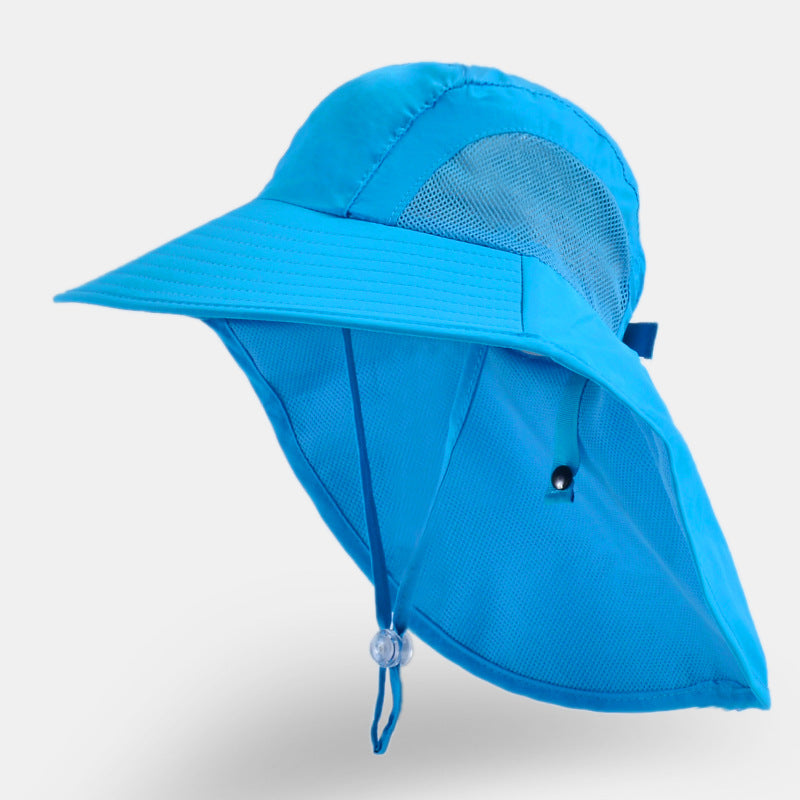 Pibi Sun Protection Hat Sky Blue Age- 2 Years & Above 